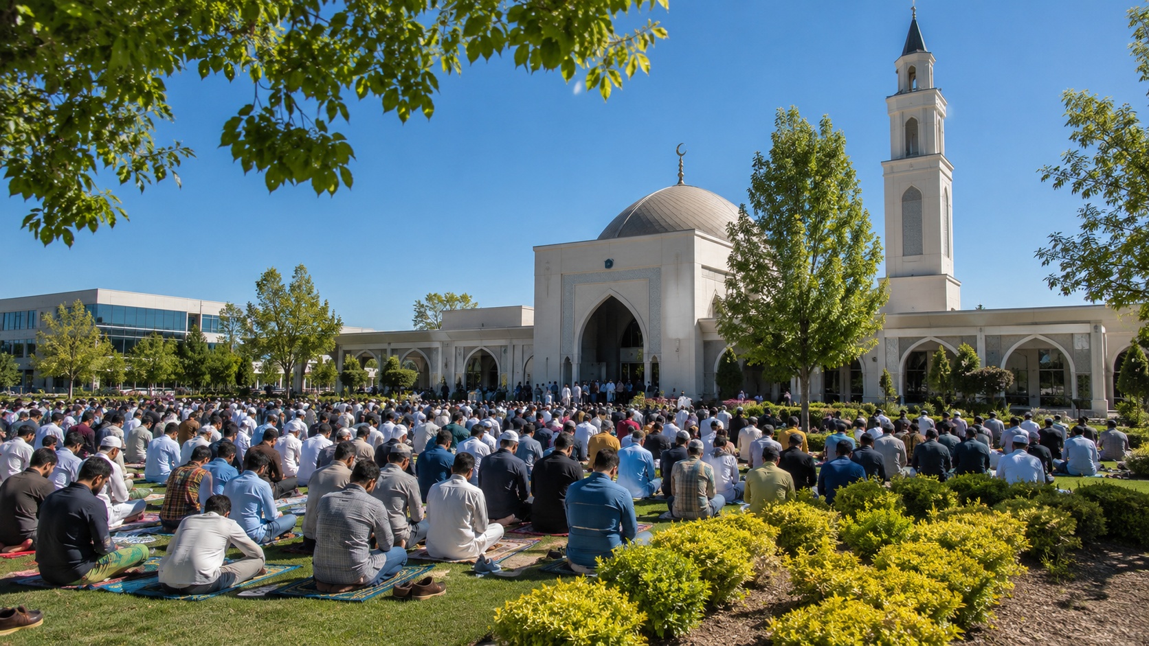 مسجد و مرکز اسلامی در کالیفرنیا با جامعه چندملیتی