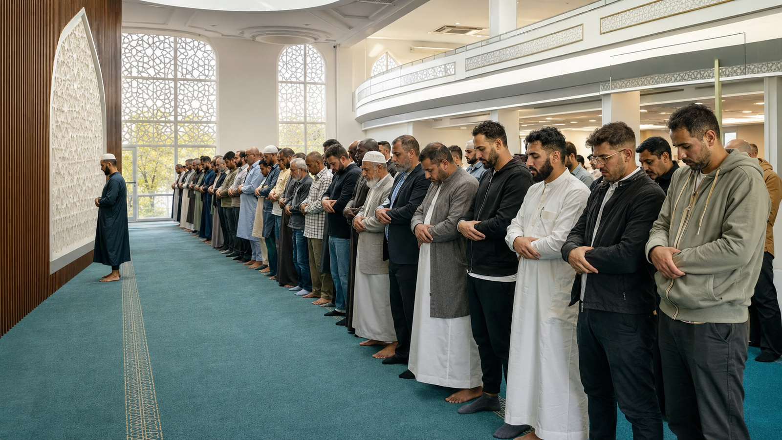 نماز جمعه مسلمانان شهر