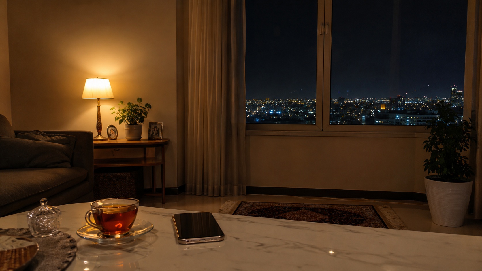 شب خانگی بعد از مغرب